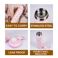 Floral rose Design Stainless Steel Bottle