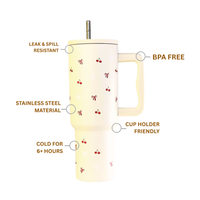 Cherry Daze  🍒 Leakproof Stainless Steel Tumbler