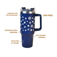 Snow Flakes Tumbler
