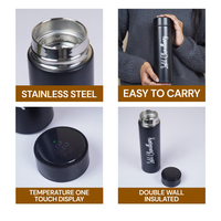 Premium Black Insulated Stainless Steel Water Bottle