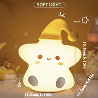 Creative Star Night Light Soft Lamp