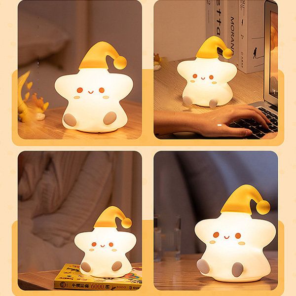 Creative Star Night Light Soft Lamp