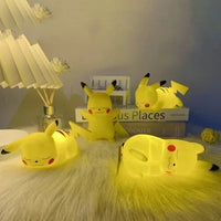 pikachu action figure night light lamp ( pack of 4 )