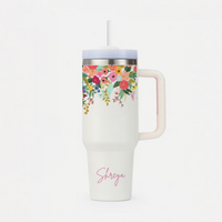 Personalized BotaniCup™ Tumbler with Straw & Lid