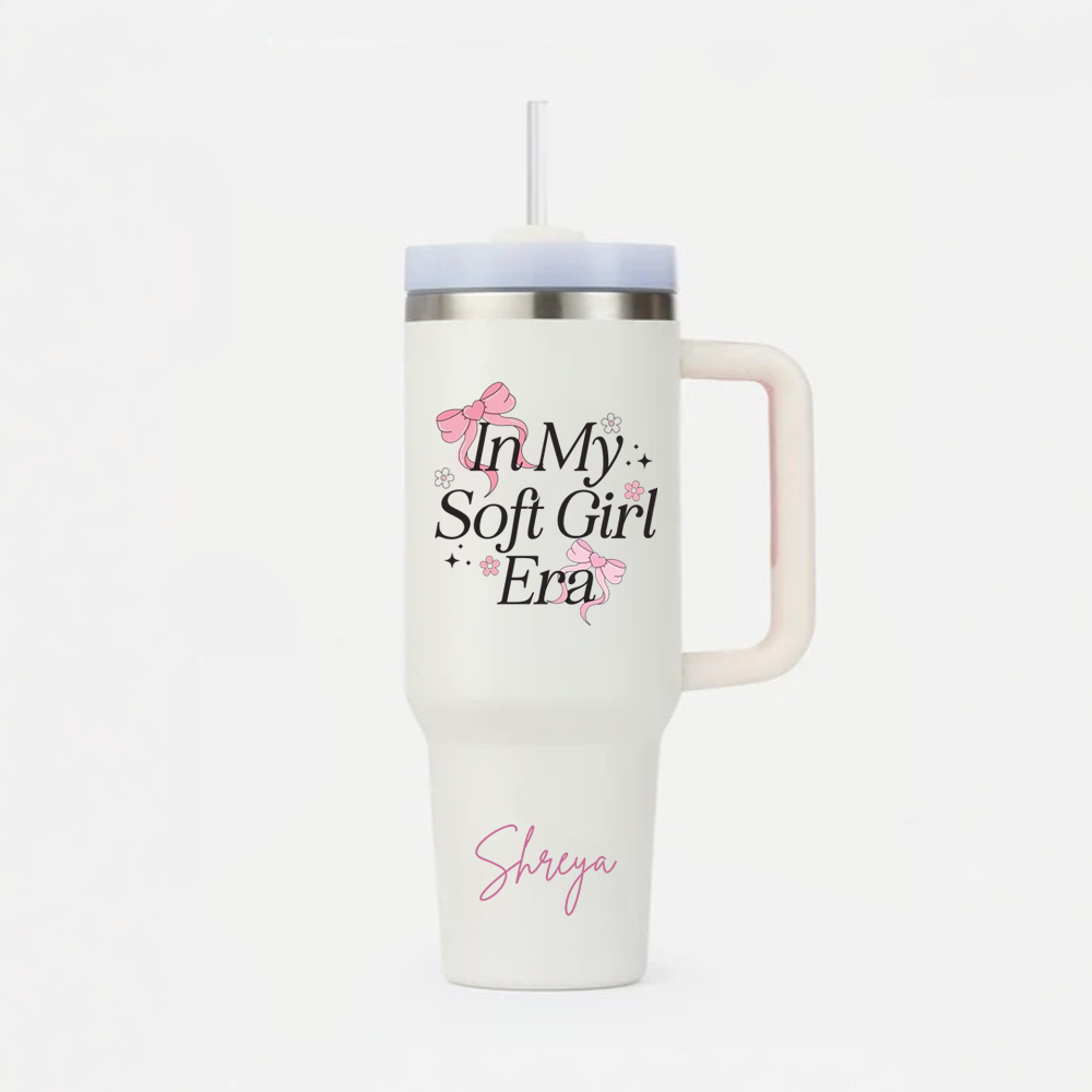 Personalized Soft Girl Era Tumbler