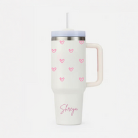 Personalized LoveSip™ Tumbler with Straw & Lid