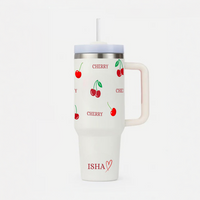 Personalized CherrySip™ Tumbler with Straw & Lid