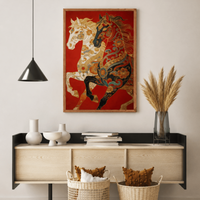 Royal Horse Canvas Wall Art