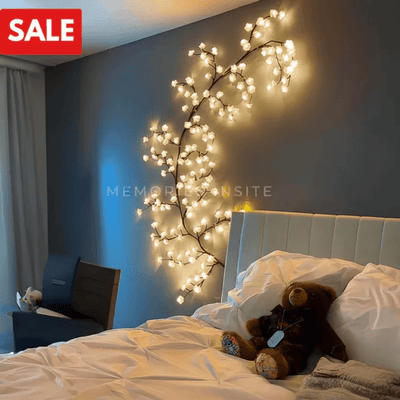 BRANCHLIGHT® WHITE CHERRY BLOSSOM TREE BRANCH LIGHTING - Memories InsiteWHITE  CHERRY BLOSSOM TREE BRANCH X 2 PCS 6 FEET