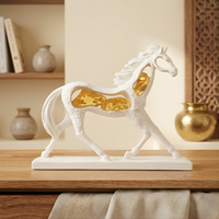 AurraGlow™ Horse Decor Showpiece – Modern Resin Sculpture