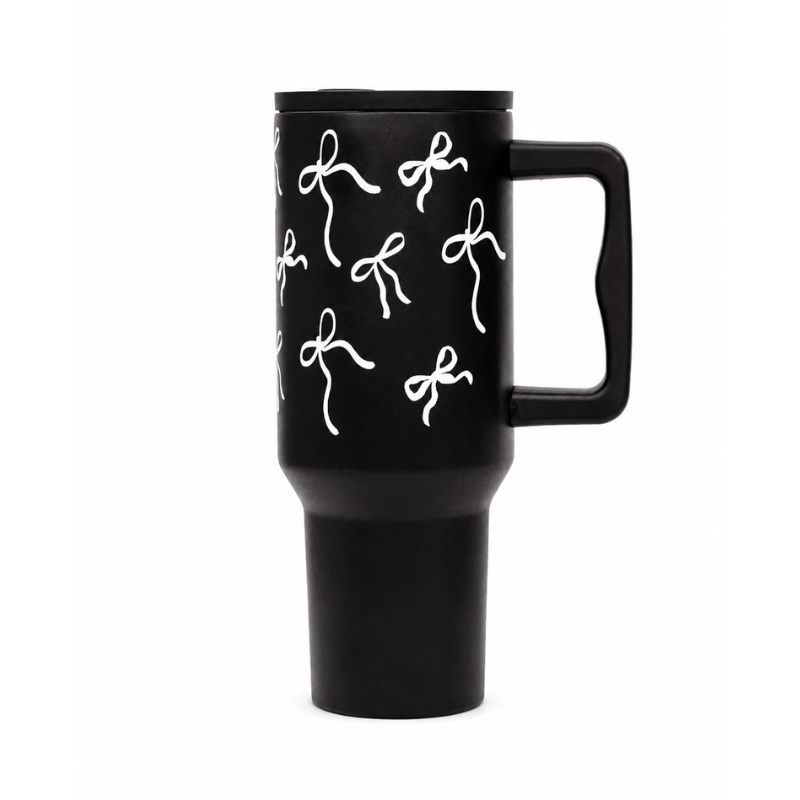 Blush Bloom Print Stainless Steel Insulated Tumbler
