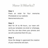 Custom Couple Photo Book – Full of Love Memory Album