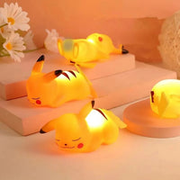 pikachu action figure night light lamp ( pack of 4 )