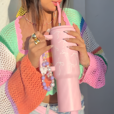 Blush Bloom Tumbler🎀 - Memories Insite