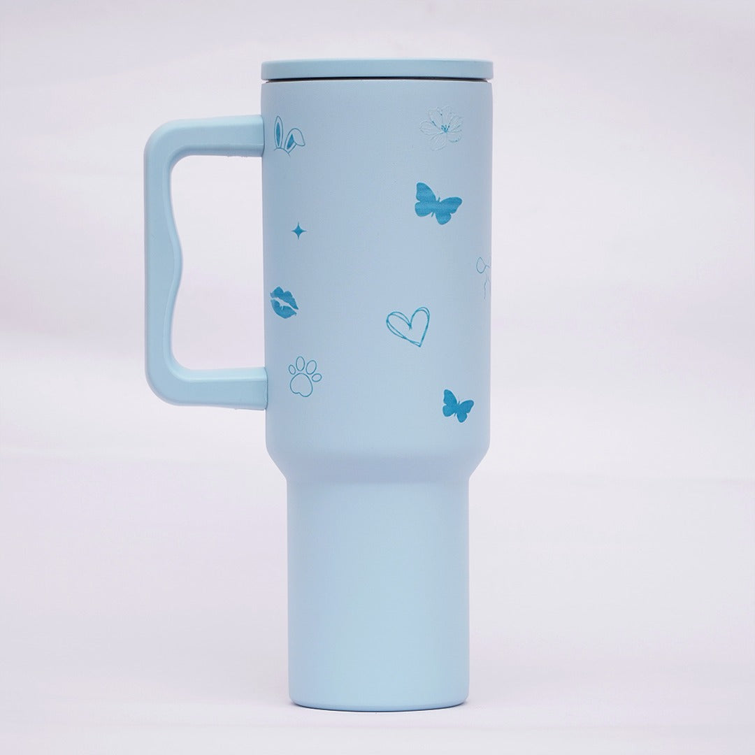 BUTTERFLY ™ 40oz Insulated Tumbler – Sky Blue Butterfly Edition (Copy)