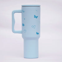 BUTTERFLY ™ 40oz Insulated Tumbler – Sky Blue Butterfly Edition (Copy)