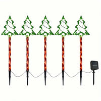 Solar Christmas Tree Garden Light