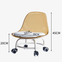 Acrylic™ Chair with Universal Wheel