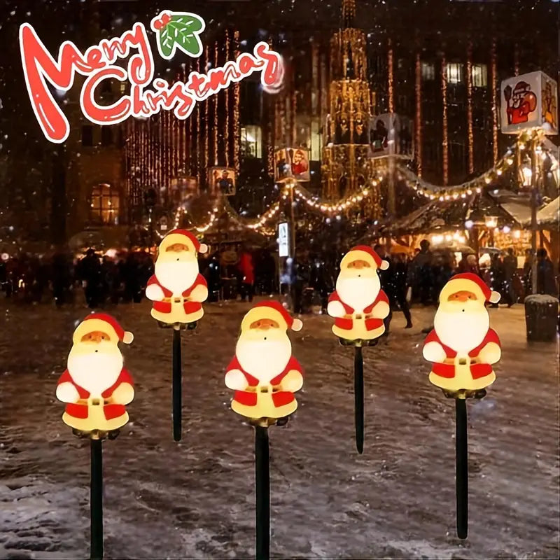 Solar Christmas Santa  Light