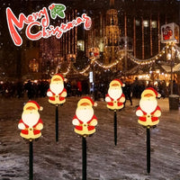 Solar Christmas Santa  Light