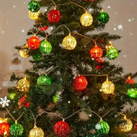 Colorful Christmas Ornament LED Ball Lights