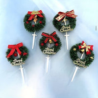 Christmas Wreath Cake Decoration Topper