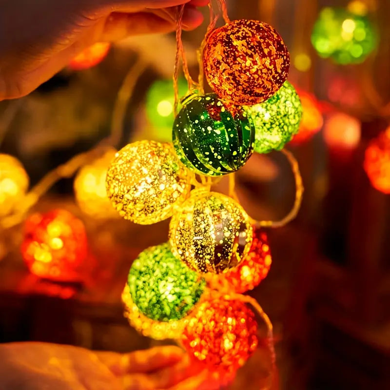 Colorful Christmas Ornament LED Ball Lights