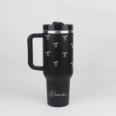 Personalized Bowsie™ Tumbler with Straw & Lid