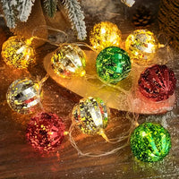 Colorful Christmas Ornament LED Ball Lights