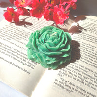 Decorative Rose Flower Candles (White, Yellow & Green) – Perfect for Home Décor & Gifting