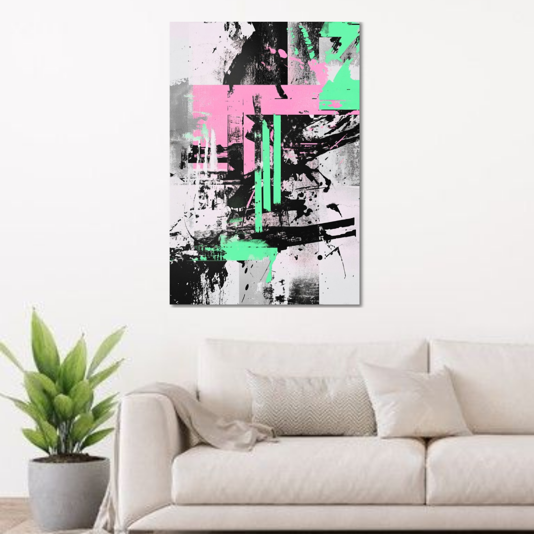 Modern Abstract Geometric Canvas Wall Art