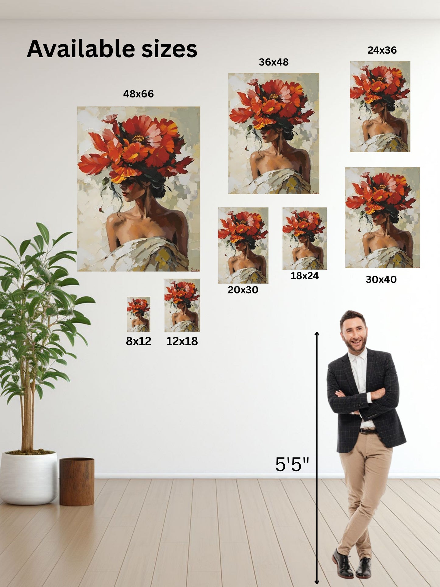 Shiv Tandav Dance Canvas Wall Art | Lord Shiva & Classical Dancer Painting