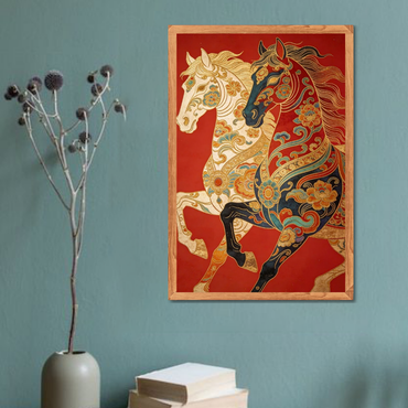 Royal Horse Canvas Wall Art
