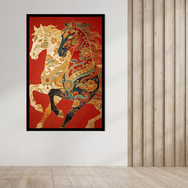 Royal Horse Canvas Wall Art