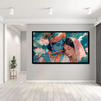 Radha Krishna Canvas Wall Art