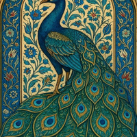 Royal Peacock Canvas Wall Art - Memories InsiteROYAL PICKCOCK FRAME- STRECHED