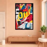 Abstract Urban Collage Canvas Wall Art - Memories InsiteABSTRACT URBAN COLLAGE FRAME -STRECHED