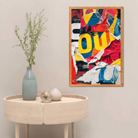 Abstract Urban Collage Canvas Wall Art - Memories InsiteABSTRACT URBAN COLLAGE FRAME -STRECHED