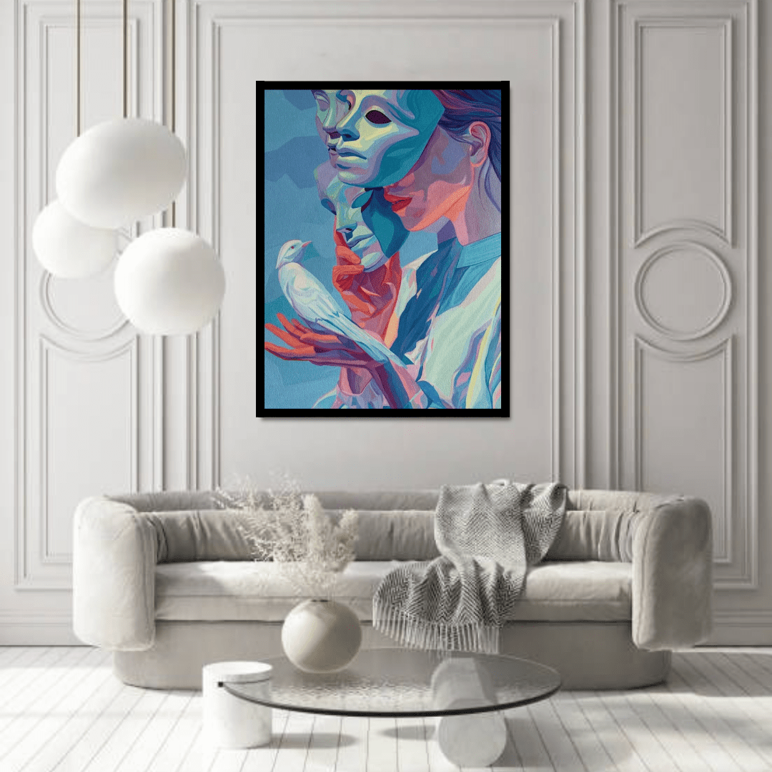 Abstract Surreal Woman Canvas Wall Art - Memories InsiteABSTRACT SURREAL WOMEN FRAME -STRECHED