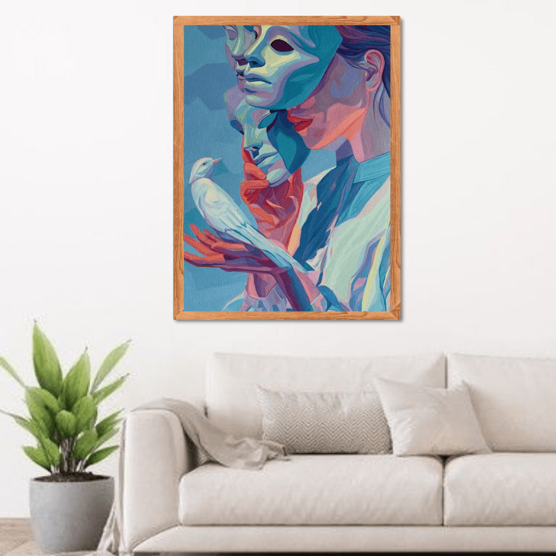 Abstract Surreal Woman Canvas Wall Art - Memories InsiteABSTRACT SURREAL WOMEN FRAME -STRECHED