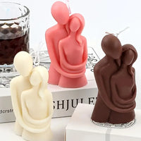 Hugging Couple Candle  ( PACK OF 2 )