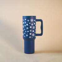 Winter Spark Blue Tumbler – Christmas Edition