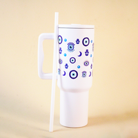Good Vibes Only Tumbler – Evil Eye Designed Tumbler