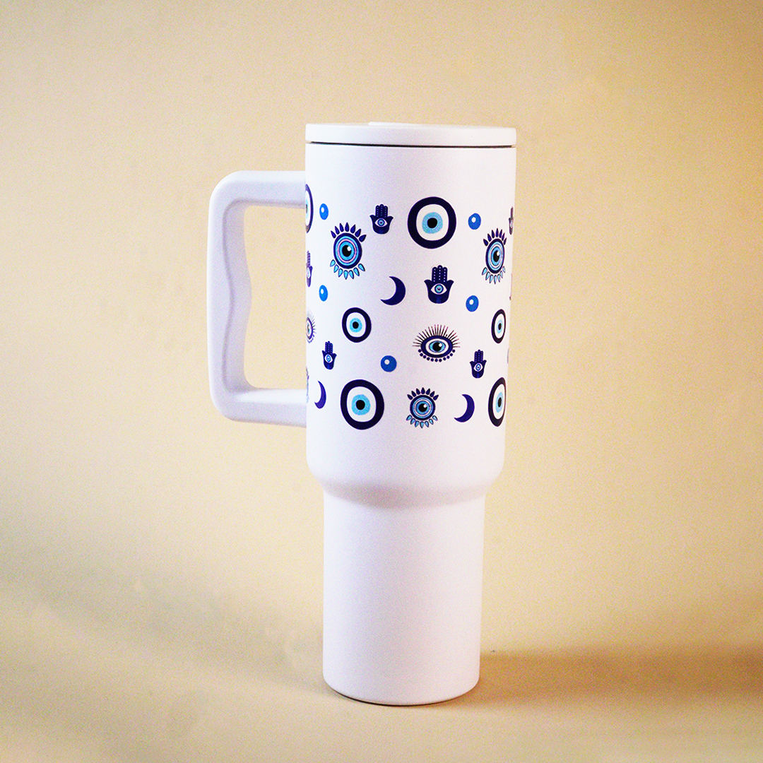 Good Vibes Only Tumbler – Evil Eye Designed Tumbler