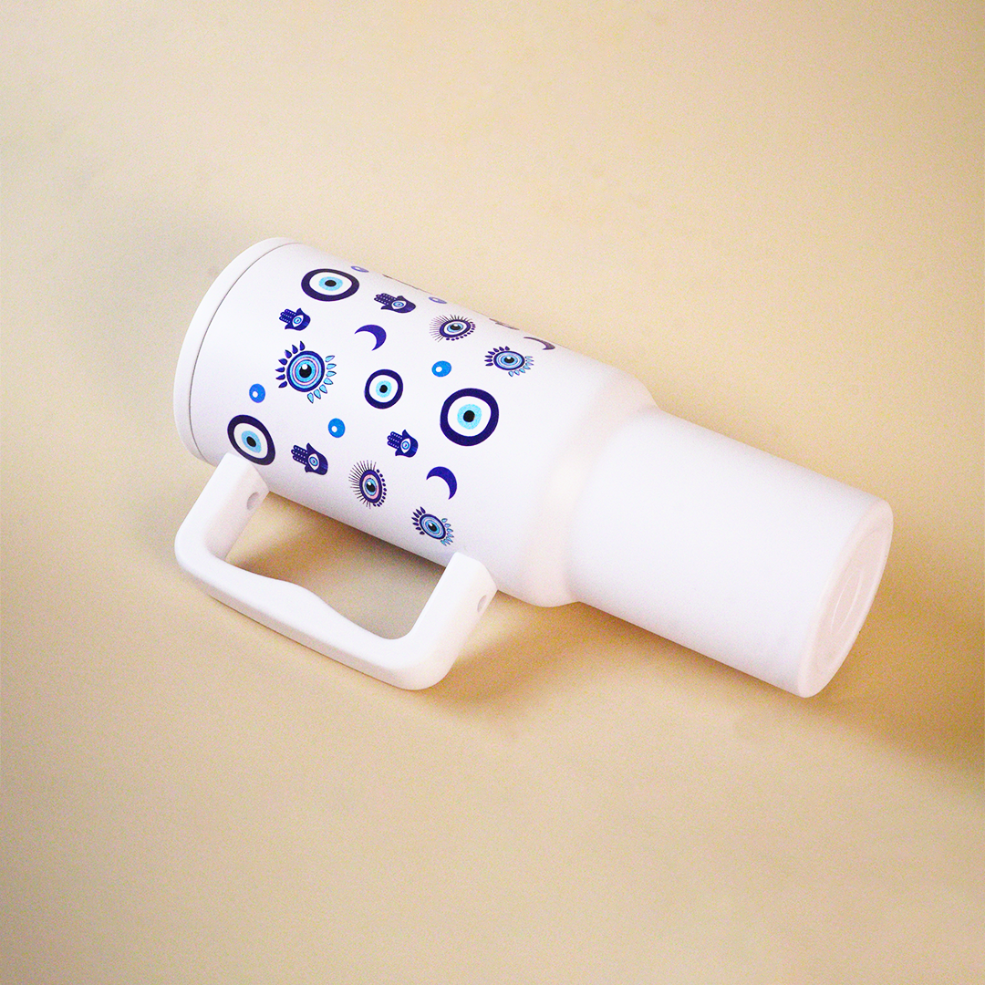 Good Vibes Only Tumbler – Evil Eye Designed Tumbler