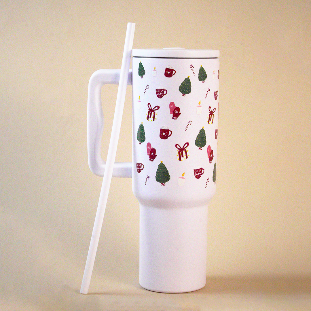 Snowy Bliss Christmas Tumbler