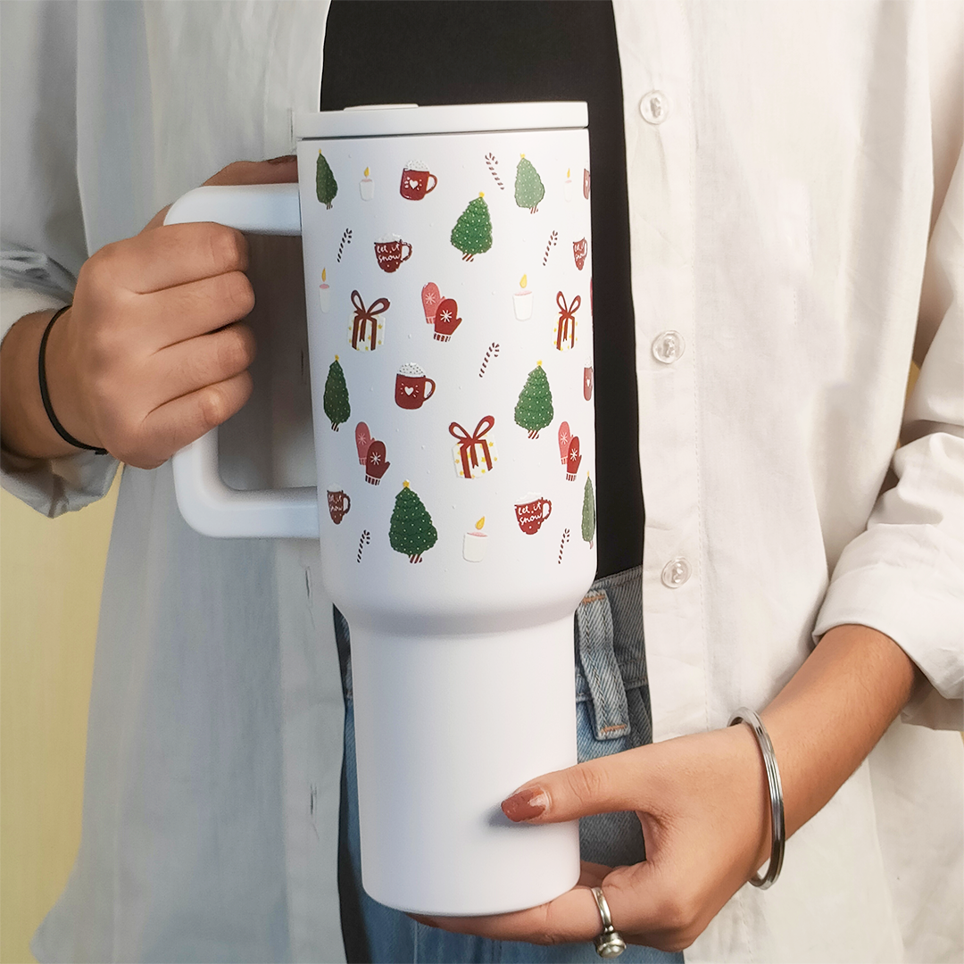 Snowy Bliss Christmas Tumbler