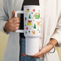 Gingerbread & Jingle Bells Christmas Theme Tumbler