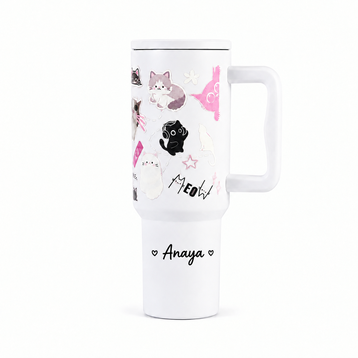 Personalised Kitty Paw Aesthetic Tumbler