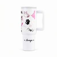 Personalised Kitty Paw Aesthetic Tumbler